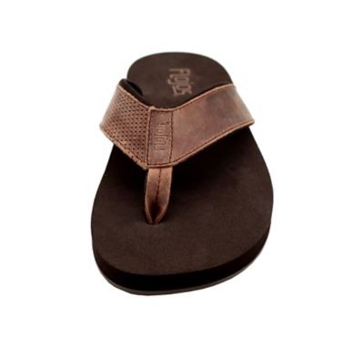 Image showing  Cole Select Genuine Leather Perforated Strap Sandal