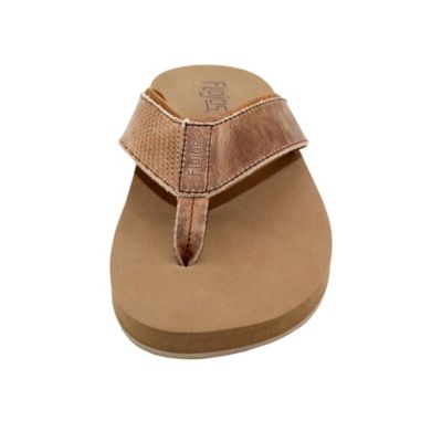 Image showing  Cole Select Genuine Leather Perforated Strap Sandal