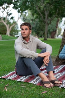 Image showing 3 th Flojos Men's Alto Thong Sandal with Flo-Jel Comfort Bed