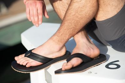 Image showing  Brava Faux Leather Thong Strap with Mesh Liner