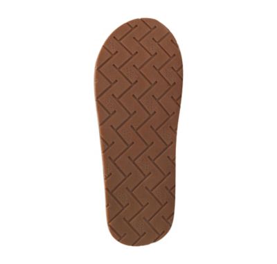 Image showing  Trio Sculpted Suede Footbed with Detailed Stitch Strap