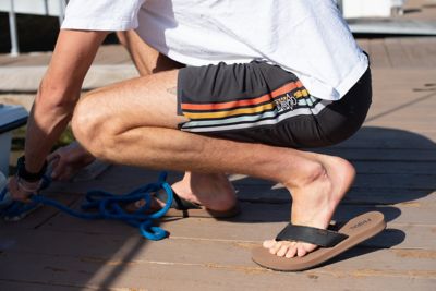 Image showing  Estiler Lite Faux Leather, Webbed Upper with Bottle Opener