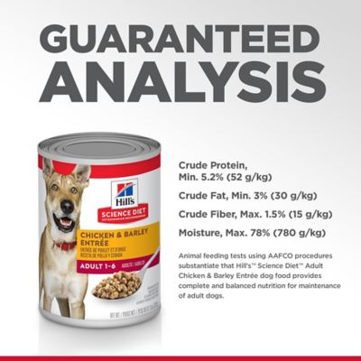 Image showing  Adult Chicken and Barley Chunks Wet Dog Food, 13 oz.