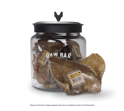 Vital Essentials RAW BAR Freeze-Dried Raw Pig Ears Dog Snacks