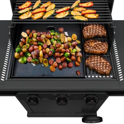 Image showing 7 th Charbroil Pro Series 3 Burner Gas Grill & Griddle