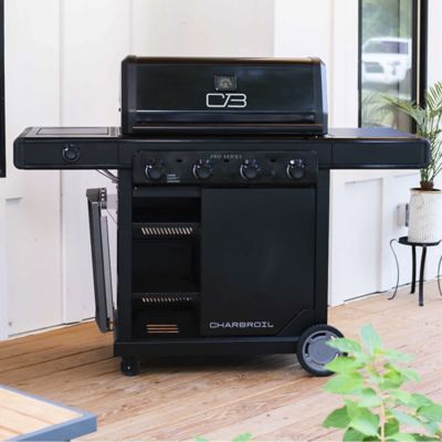 Image showing  4-Burner Signature Pro 4B Propane Gas Grill, Black