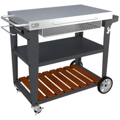 Image showing  Entertainment Grill Cart, 756 sq. in., Multicolor