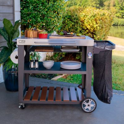 Image showing  Entertainment Grill Cart, 756 sq. in., Multicolor