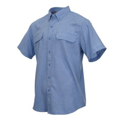 Image showing  Men's Grid Plaid Button-Down Shirt