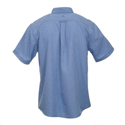 Image showing  Men's Grid Plaid Button-Down Shirt
