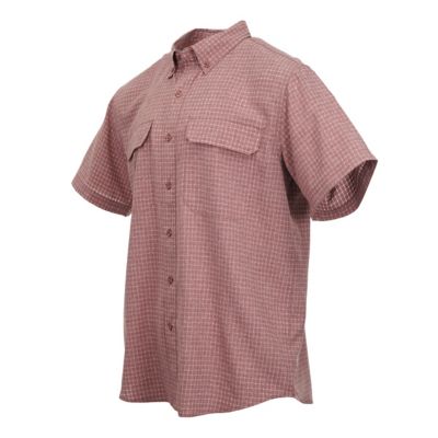 Image showing  Men's Grid Plaid Button-Down Shirt