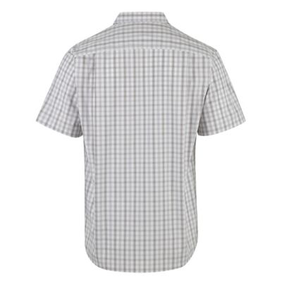 Image showing  Men's Stretch Poplin Plaid Short-Sleeve Button-Down Shirt