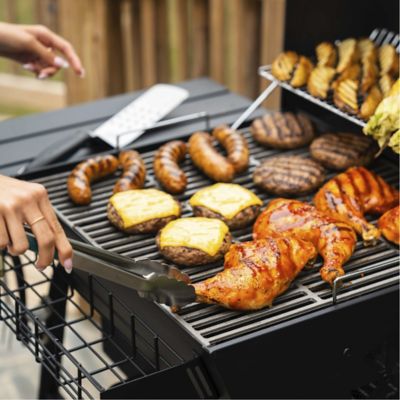 Image showing 5 th Charbroil 665 Series Barrel Charcoal Grill, 665 sq. in., Black