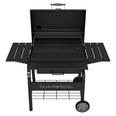 Image showing  C-Line 840 Series Barrel Charcoal Grill, 840 sq. in., Black