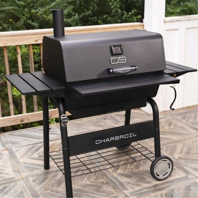 Image showing  C-Line 840 Series Barrel Charcoal Grill, 840 sq. in., Black