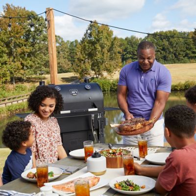 Image showing  Marshall Center Box Smoker Charcoal Grill
