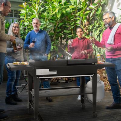 Image showing 9 th Royal Gourmet 4-Burner Propane Gas Grill and Griddle, Black