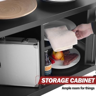 Image showing 5 th Royal Gourmet Outdoor Prep Grill Table with Storage Cabinet