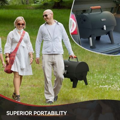 Image showing  Portable Charcoal Grill with Wooden Handle, CC1619