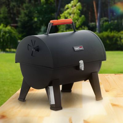 Image showing 9 th Royal Gourmet Portable Charcoal Grill with Wooden Handle, CC1619