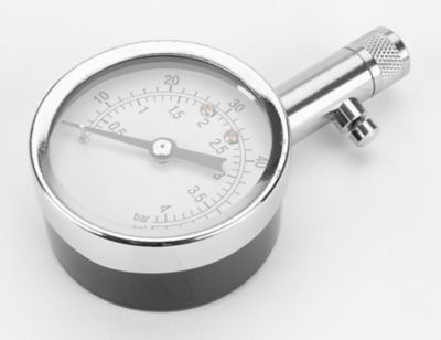 Image showing  5 - 60 PSI Chrome Dial Tire Pressure Gauge
