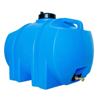 WaterPrepared 35 gal. Blue Horizontal Utility Tank