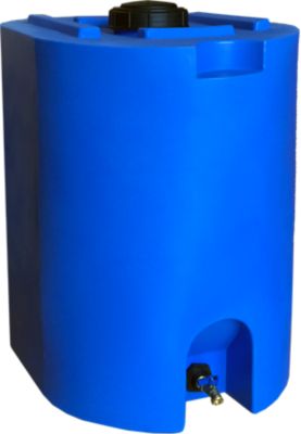 WaterPrepared 55 gal. Blue Water Storage Tank