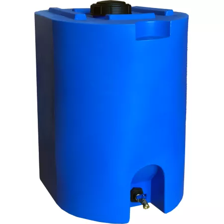 Prepared water 55 gal Blue water storage tank Water Storage Tanks