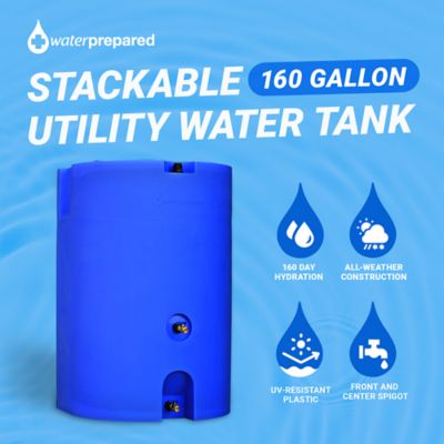 Image showing 5 th WaterPrepared 160 gal. Large-Capacity Water Storage Tank