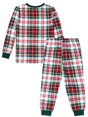Image showing  Toddler Red and Green Plaid Sleep Set, 2 pc.