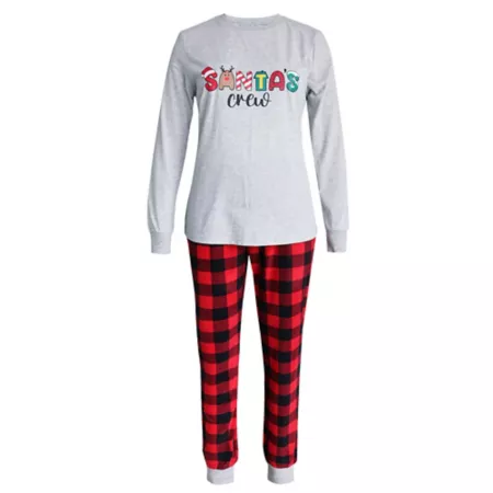 Holiday Famjams Women's Santa's Crew Sleep Set 2 Piece. Women's Pajamas