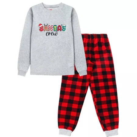 Holiday Famjams Youth Santa Sleepwear Set 2 Piece. Kids' Pajamas