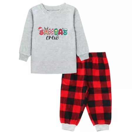 Holiday Famjams Toddler Santa Sleepwear Set 2 Piece. Kids' Pajamas