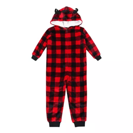 Holiday Famjams - Toddler Plaid Onesie Kids' Pajamas