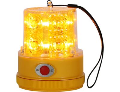 Buyers Products 4 in. Portable Amber LED Beacon with Magnetic Base and Carry Strap