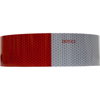Image showing  150 ft. Roll DOT Conspicuity Tape with 11 in. Red and 7 in. White Lengths, CT151RW