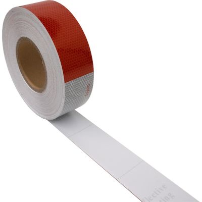 Image showing  150 ft. Roll DOT Conspicuity Tape with 11 in. Red and 7 in. White Lengths, CT151RW