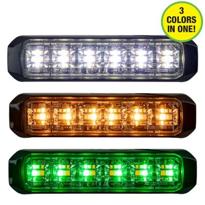 Buyers Products Wide Angle Tri-Color LED Strobe Light, 8891829