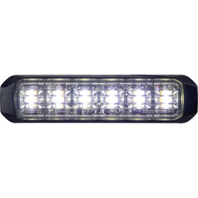 Image showing  5 in. Wide Angle Tri Color LED Strobe Light with Amber, Clear, and Green Lights