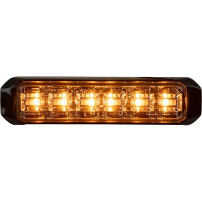 Image showing  5 in. Wide Angle Tri Color LED Strobe Light with Amber, Clear, and Green Lights