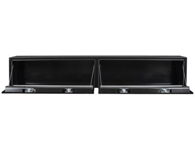 Image showing  18 in. x 16 in. x 96 in. Gloss Black Steel Topsider Toolbox Truck Box