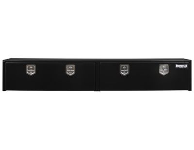 Image showing 5 th Buyers Products 18 x 16 x 96in. Gloss Black Steel Topsider Toolbox Truck Box