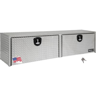 Buyers Products 18 in. x 16 in. x 88 in. Diamond Tread Aluminum Topsider Truck Toolbox