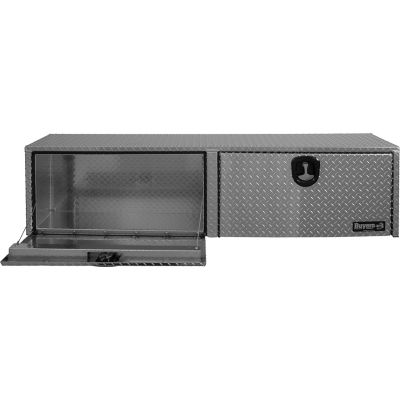 Image showing 5 th Buyers Products 18 x 16 x 88in. Diamond Tread Aluminum Topsider Truck Toolbox