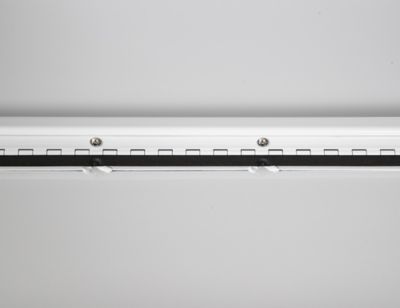 Image showing 5 th Buyers Products 18 x 16 x 96in. White Smooth Aluminum Topsider Truck Tool Box with 2 Doors and 4 Compression Latches