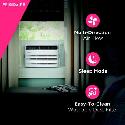 Image showing  115V Smart Window Air Conditioner with Wi-Fi and Remote, 550 sq. ft., 12,000 BTU, White