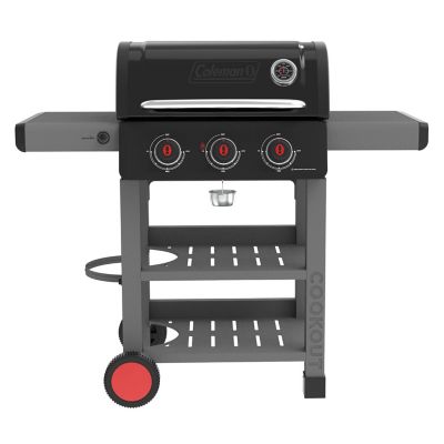 Coleman Cookout 3 Burner Propane Gas BBQ Grill with 535 sq. in. Total Cooking Surface and Instastart Ignition Black and Gray at Tractor Supply Co