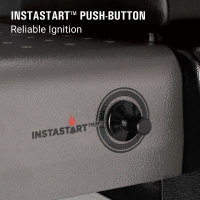 Image showing  3-Burner Cookout Propane Gas BBQ Grill with Instastart Ignition, Black/Gray