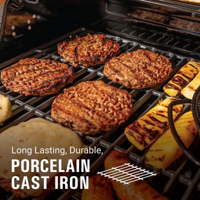 Image showing  3-Burner Cookout Propane Gas BBQ Grill with Instastart Ignition, Black/Gray