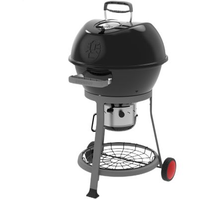 Coleman Cookout Charcoal Kettle Grill with 380 sq. in. Total Cooking Surface and Removable Ash Collection System, Black